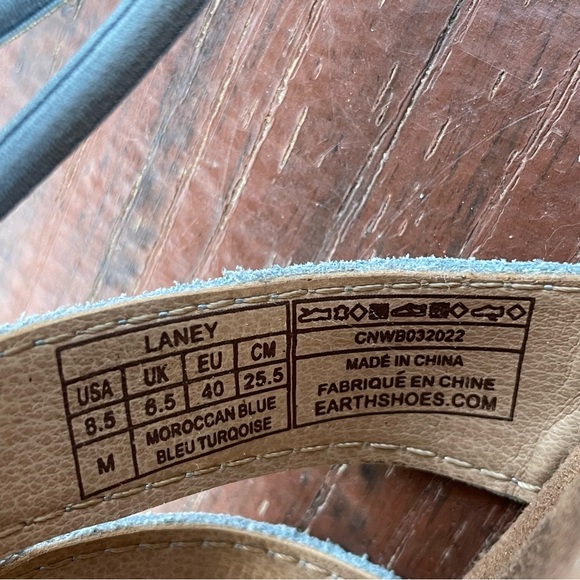 Earth Origins Light Blue Sandals - Picture 8 of 9